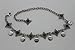 TrendyFashionJewelry TFJ Women Band Boot Silver Metal Chain Bracelet Turquoise Blue Bead Shoe Feathers Charms