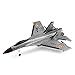 ASfairy-Toy WLtoys A100 SU-27 3CH 2.4G RC Airplane RTF Glider 360° Flip Six Axis Gyroscope Powerful Motor EPP Material Simulation Remote Control Airplane for Kids 14+ Years Old (Grey)