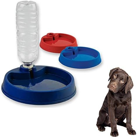 1 Pc Plastic Dog Food Bowl Pet Feeder Dish Feed Water Dispenser Feeding Cat 7.8"