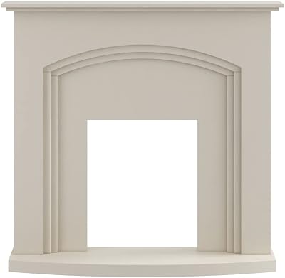 Adam Truro Fireplace Surround Cream 41 Inch Electric Fire Compatible Flat Wall