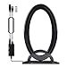 Indoor HDTV Antenna - HDTV 1080P 4K Digital 2019 New TV Antenna, 120 Miles Long Range with Signal Amplifier for VHF UHF Local TV Channels with 18ft Coaxial Cable