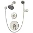 Symmons Elm Duschwand Mit Handbrause – Satin/Nickel, Elegantes Design Fürs Badezimmer