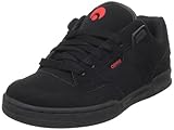 Osiris Men's Lennix Skate Shoe,Black/Black/Red,5.5