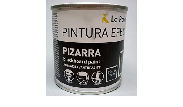 La Pajarita Pintura Efecto Pizarra, 250ML, Antracita, 250 ml ...
