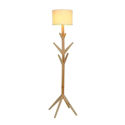 Floor Light Led Floor Lamp Nordic Wood Tree Branches Hanger