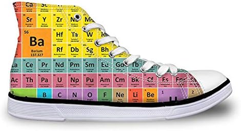 LedBack High Top Galaxy Printing Canvas Shoes for Women Causal Sneakers Teenagers Girls Lightweight 3D Trainers Size 5-11