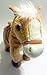 Light Tan Brown Remote Control Battery Operated Walking Toy Horse