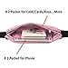 uFashion3C Running Belt Waist Pack for Phone, fits iPhone Xs Max XS X 8 7 6S 6 Plus, Galaxy S9 S8 Plus,S7 Edge, Note 9, 8, 5 - Water Resistant Reflective Fitness Workout Fanny Pack for Men and Women