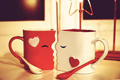 Kissing Mugs & Spoons Set - Image 7