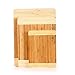 Abundant Chef Premium Bamboo Cutting Board Set. Extra Thick, Durable, Eco-friendly & Renewable Better Than Wood. Large, Medium and Small Kitchen Cutting Boards for Bread, Vegetables, Fruit, Cheese