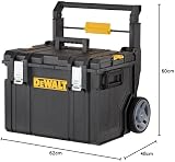 DEWALT TOUGHSYSTEM Wheeled Toolbox IP65 Water Dust Seal 50kg Load view 8
