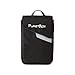 PlanetBox Shuttle Eco-Friendly Stainless Steel Bento Lunch Box with 2 Compartments for Adults and Kids - Black Carry Bag with Wild Animals Magnets