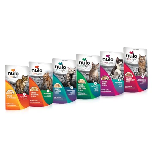 Nulo Freestyle Cat & Kitten Wet Cat Food Pouch, Premium All Natural Grain-Free…