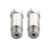 DEWHEL Defouler 2PCS Straight O2 Oxygen Sensor Fitting Bung M18 x 1.5 fits Header and Exhaust Pipes.