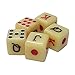Dice Cup with 5 Spanish Poker Dice - Cubilete con Cinco Dados