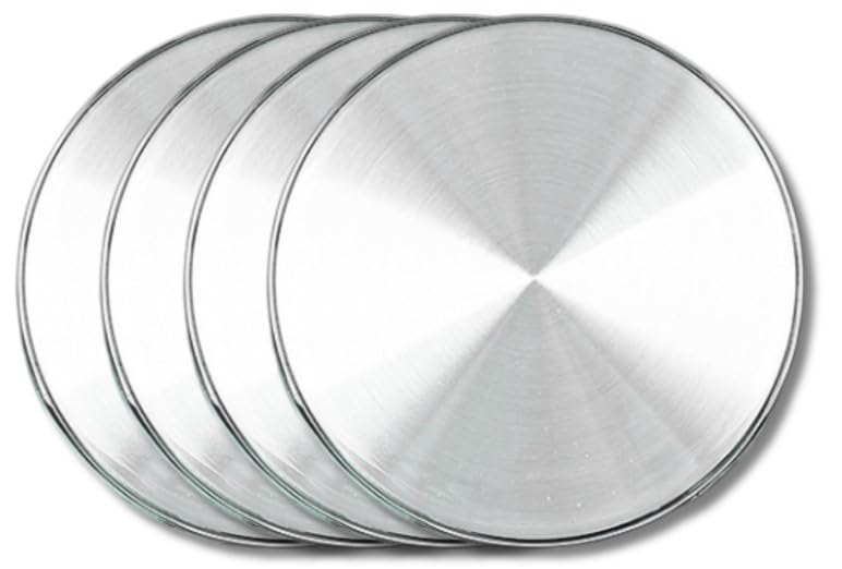 Photo 1 of (Set of 4) Chrome 8 Lug Wheel Center Caps Sticker