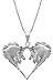 Honolulu Jewelry Company Sterling Silver Horse with Horseshoe Necklace Pendant with 18