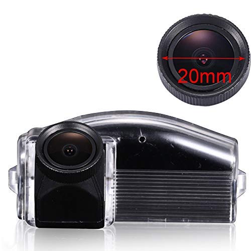Kalakus Car Reversing Camera Built-in License Plate Lighting Night Vision 170° Angle Waterproof HD CCD Rear View Camera Parking Aid for Mazda 2 Mazda 3 2007-2009