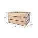 Winship Stake and Lath, Inc. Handmade Rustic Distressed Natural Wood Crates, Nested Set of 3