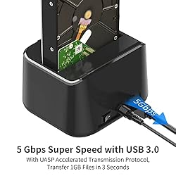 GODO Single Hard Drive Docking Station USB 3.0 to