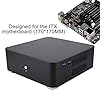 Black Aluminum Alloy HTPC Case Mini ITX Computer Case Mini ITX, USB3.0 HTPC case, for MINH-IIX Motherboard for 6.69 * 6…