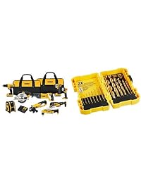 DEWALT DCK940D2 - Juego de brocas de punta de titanio con 9 piscinas de iones de litio de 20 V máx.