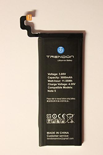 TrendON Replacement Battery for Samsung Galaxy Note 5 (Battery) (Galaxy Note 5 Battery)