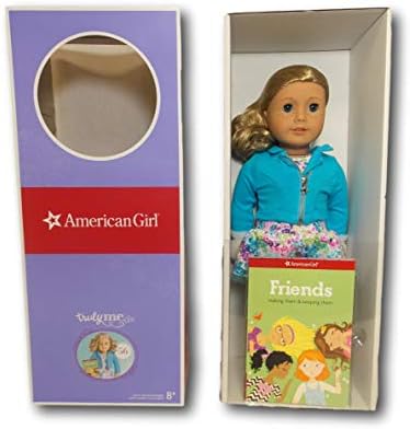 american girl doll blonde hair blue eyes freckles