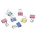 Mudder Assorted Colors Mini Organize Metal Paper Binder Clips, 2 x 60 Pieces (15mm)