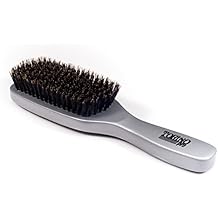 360 Wave Brush by Brush King - Torino Pro #510 - 9 Row, Medium Wave Brush with Long Bristles - Made with 100% Boar Bristles///True Texture Medium - All Purpose Waves Brush