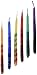 Rite Lite Premium Chanukah Candles - Pack of 45 Hanukkah Candles for Menorah (Rainbow)
