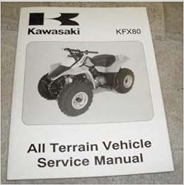 2003 Kawasaki Kfx80 Atv Service Shop Repair Manual Oem Kawasaki Books