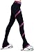 Figure Skating Spiral Polartec Polar Fleece Pants (Hologram Foil Fuchsia, Child Small)