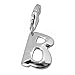 SilberDream Charm letter B 925 Sterling Silver Pendant Lobster Clasp FC70B