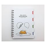 Sanrio Gudetama Lazy Egg Mini Index Lined Notebook