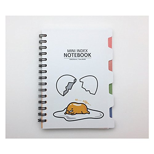 Sanrio Gudetama Lazy Egg Mini Index Lined Notebook