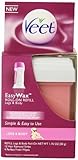 Veet Easy Wax Leg and Body Hair Remover Wax Refill. Pack of 2
