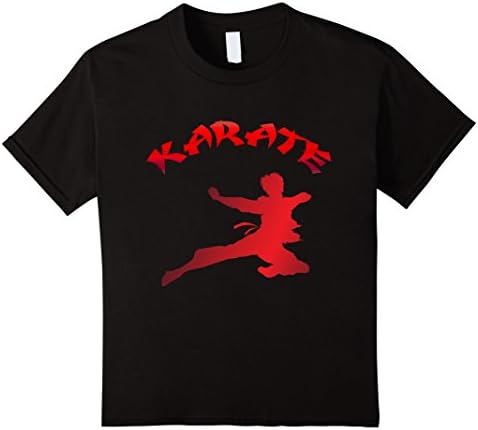 Kids KARATE Adult &amp; Youth T-Shirt Martial Arts 12 Black