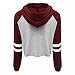 GBSELL Fashion Women Girl Letters Printed Top Blouse (S, Grey)