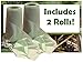 Compostable Trash Bags for Kitchen Compost Bin - Fits 1, 1.2, 1.3, 1.5 Gallon Biodegradable Compost Bags for Kitchen Pail liners- Package of 2-50 bags per Roll fits Gardenatomy, Goldsol and Other Bins
