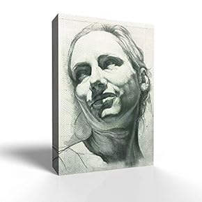 Women Portrait Painting Wall Poster Decor for Living...