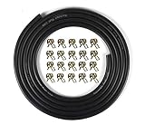 Cococart 3/16 Inch ID Gas Fuel Line Tubing Hose Clamps for Kawasaki Kohler Briggs & Stratton Small Engines(9.8 Ft. 3/16 in.)