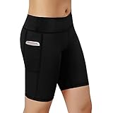 HuaTu Women Performance Compression Shorts with Side Pocket