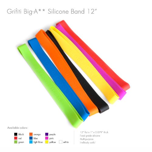 Grifiti Band Joes 12 Inch 10 Assorted Pack Silicone Rubber Bands Heat Cold UV Chemical Resistant Boo - //medicalbooks.filipinodoctors.org