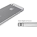 iPhone 5 Case iPhone 5s Case Vomach Protective Cover with Dust Caps TPU Bumper Crystal Clear Soft Anti-scratch Ultra Slim Transparent