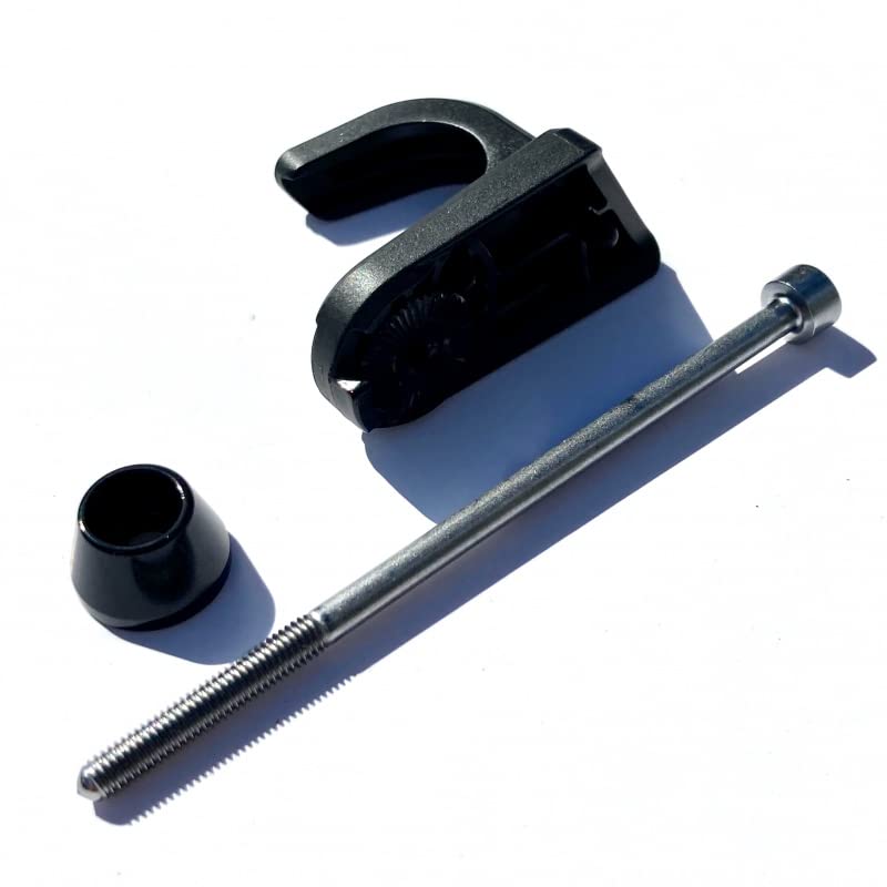 Brompton superlight front wheel axle and hook for T Line