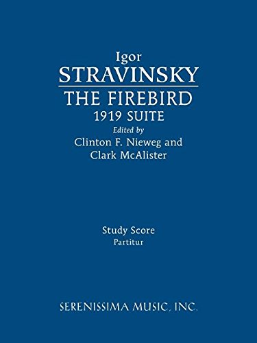 The Firebird, 1919 Suite: Study Score
