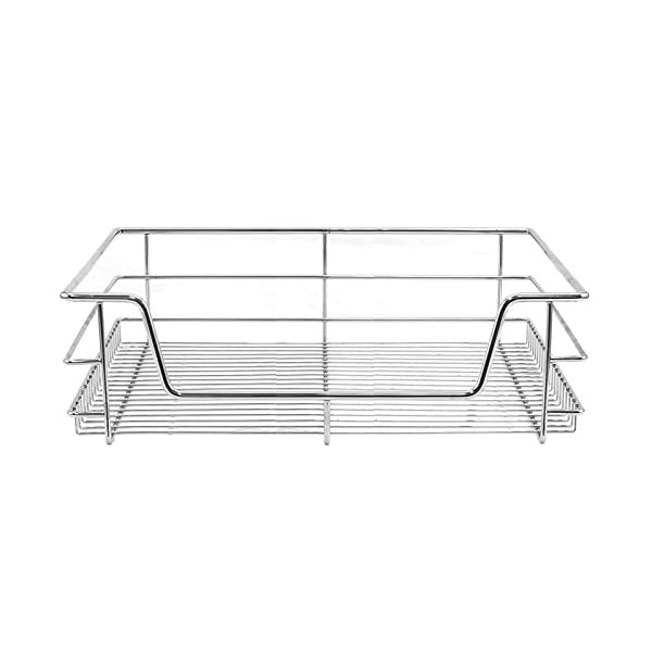 KuKoo-2-x-Kitchen-Pull-Out-Soft-Close-Baskets-600mm-Wide-Cabinet-Slide-Out-Wire-Storage-Drawers KuKoo 2 x Kitchen Pull Out Soft Close Heavy Duty Baskets, 600mm Wide Cabinet, Slide Out Wire Storage Drawers, Pull-Out…