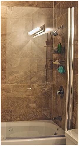 Ark Showers 643008SPS Semi-Frameless Bathtub Shower Screen and Accessory Polished Silver