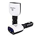 2-Port USB Car Charger, HAWEEL Quick Charge 3.0 2-Port (Max 3.4A) with LED Screen Display and Voltage Alarm for iPhone7 / 7 Plus, iPhone 6 / 6s, Samsung S7, S7 Edge, Huawei Tablet and All Devices